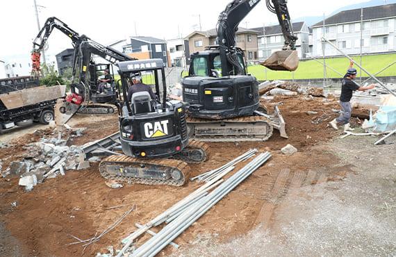 絆大建設の仕事
